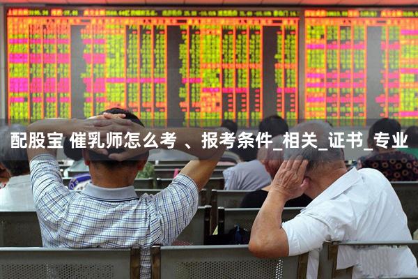 配股宝 催乳师怎么考 、报考条件_相关_证书_专业